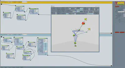 A screenshot of Nutty Tracks featuring the Adelino robot.